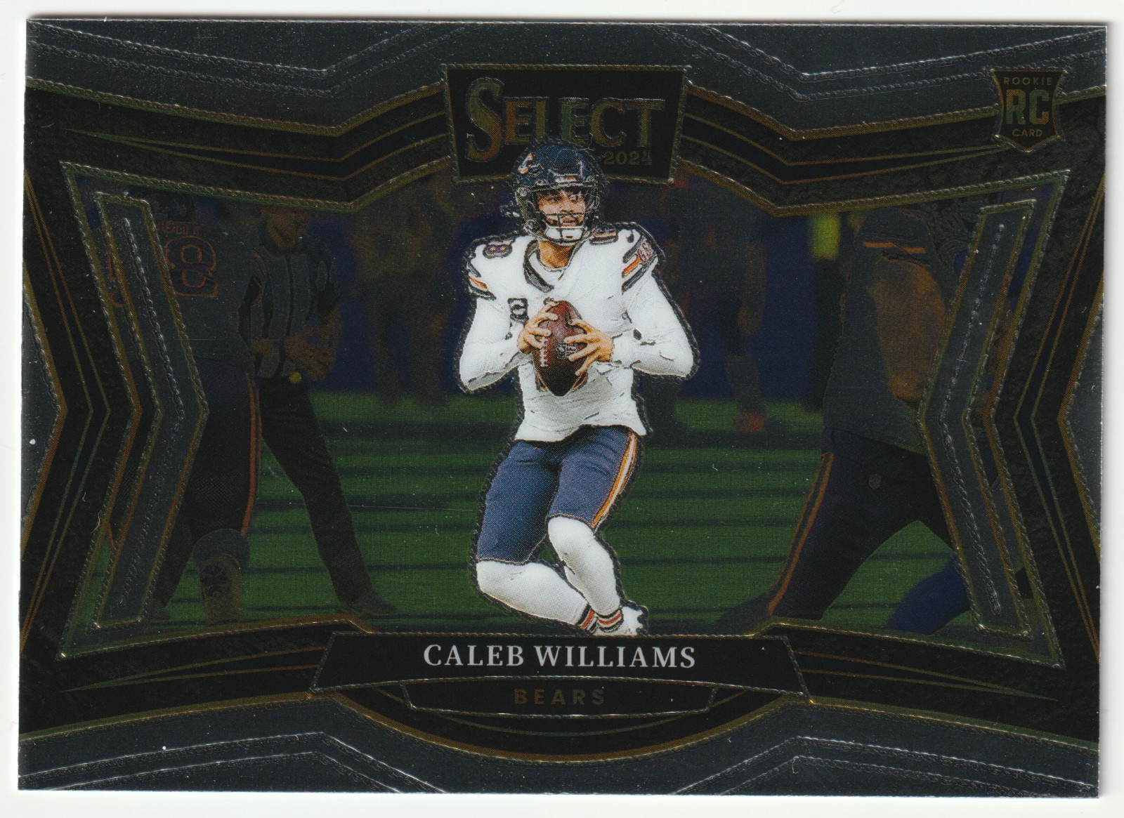 Caleb Williams 477 RC Panini Select Field Level Rookie Card Chicago Bears 2024