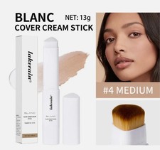 Cover Cream Stick White - with brush Korean Color-Changing Foundation Stick