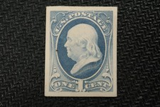 NobleSpirit (BHS) US #156P4 Die Proof sur carte = 300 $ CV XF