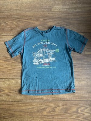 naartjie Kinder Jungen T-Shirt Blau Kurzarm Oberteil Alter 6 Jahre