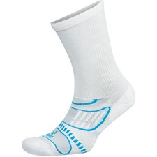 Balega UltraLight Crew Running Socks - White/French Blue
