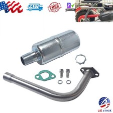 Exhaust Pipe Muffler For Predator 196cc 212cc GX200 Coleman CT200U Mini Bike