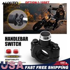 7/8" Motorcycle Handlebar Switch For ATV Scooter Turn Signal Horn Beam Aluminum