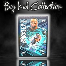 2025 Topps Chrome Saquon Barkley Ultraviolet Refractor (Case Hit) SSP