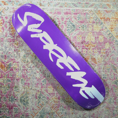 Supreme Futura Box Logo Deck 8.25'' SS24 Purple BOGO Skateboard Mo Wax UNKLE FTP