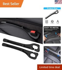 Car Seat Gap Filler Set of 2 Multifunctional Seat Side Gap Seam Filler Organizer