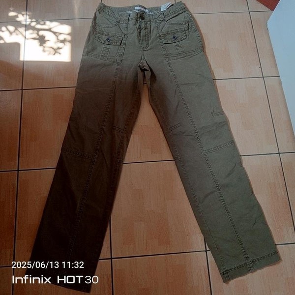 Women & Other Stories Trousers Khaki Polyamide 40
