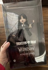 Monster High WEDNESDAY ADDAMS Collectible Doll in Nevermore Academy Uniform NIB