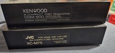 Lot of 2 Kenwood/JVC CDM-600/XC-M70 6 CD Magazine Cartridge for CD Changers VG