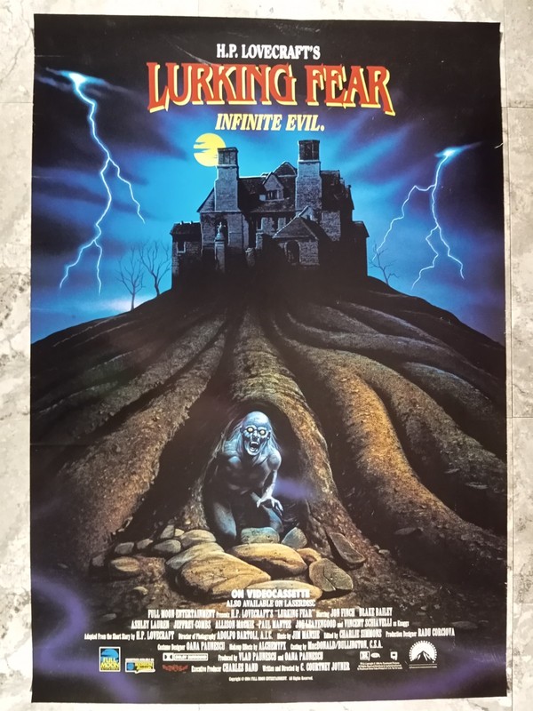 FULL MOON ENTERTAINMENT 4 POSTER LOT C LURKING FEAR MERIDIAN BAD CHANNELS 