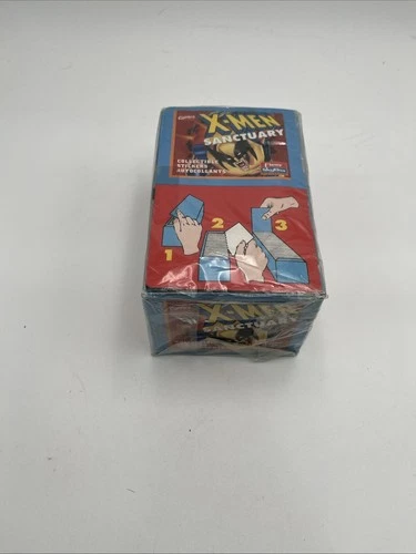 X-Men Sanctuary Sticker Cards Sealed Pack Box Panini Skybox Vtg Marvel Comics