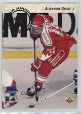 1992-93 Upper Deck World Juniors Championships Alexandre Daigle #587 1m8f