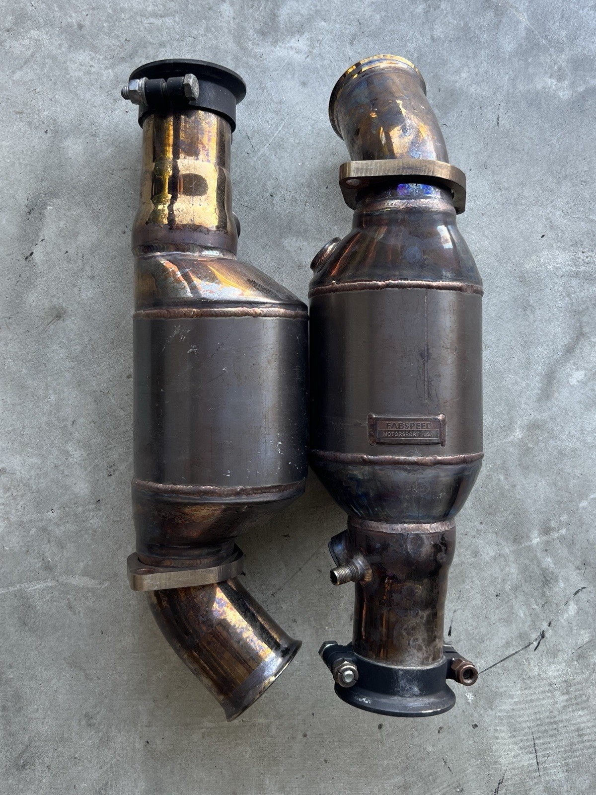 Fabspeed Ferrari F355 Exhaust Sport Catalytic Converters Left & Right L R Set F1