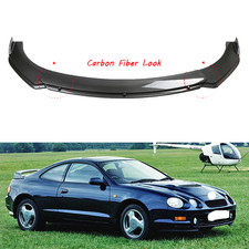 Car Front Bumper Lip Spoiler Splitter Kit Carbon Fiber Style For Toyota Celica