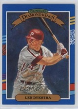 1991 Donruss Diamond Kings Lenny Dykstra (Yellow Stripes On Top Right) #7 oy2