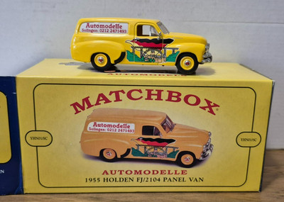 YHN 01 SC 1955 FJ Holden Panel Van Solingen Models of Yesteryear Matchbox OVP