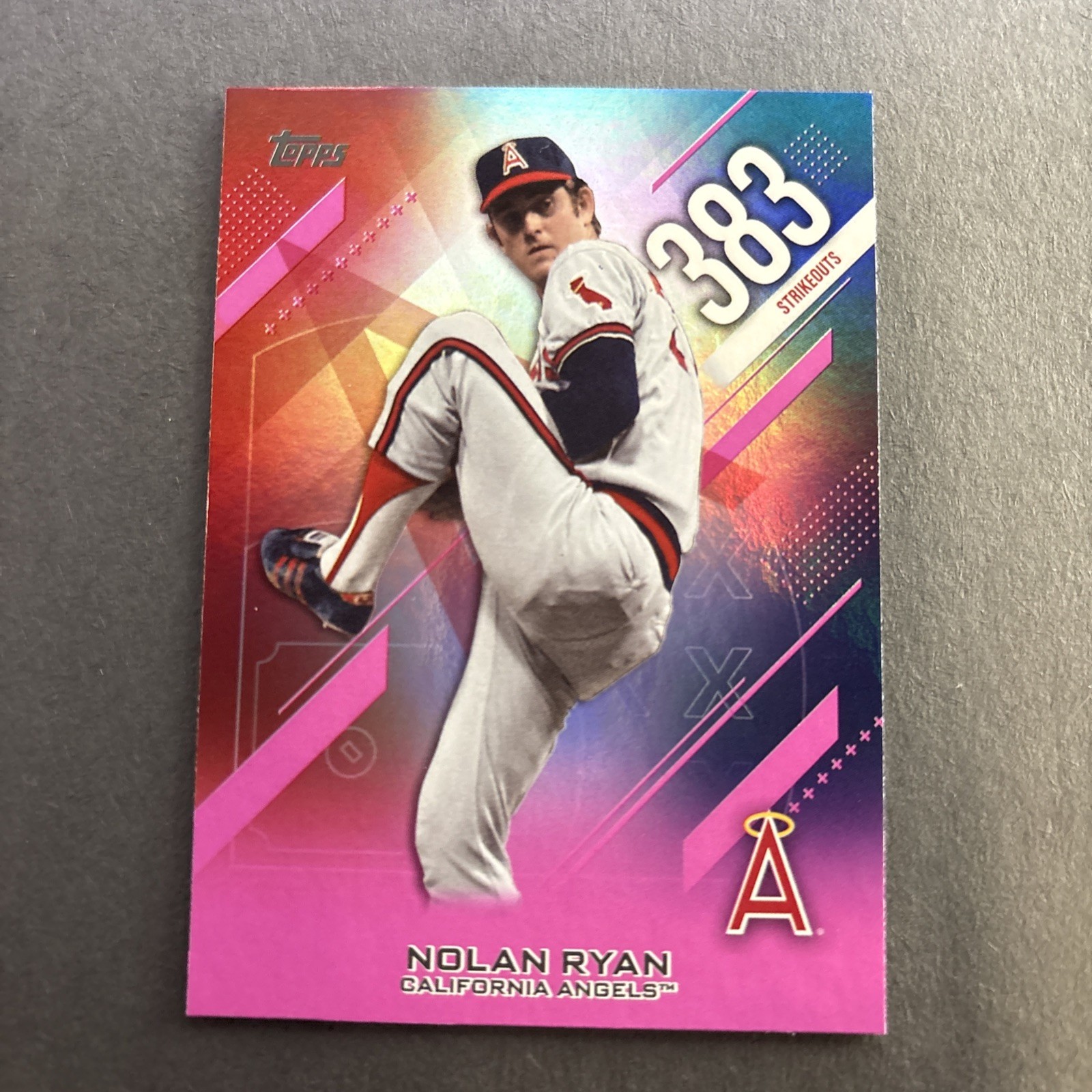 2026 Topps Series 2  - RARE PINK - Nolan Ryan California Angels #CN-14