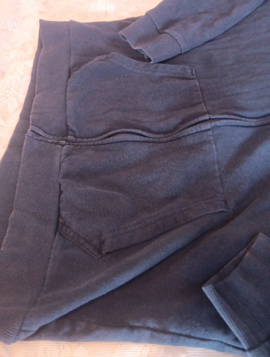 Under Armour Men Loose Fit Navy Blue Full Zip Hoodie Fleece Size XL Fleece lined thumbnail 3