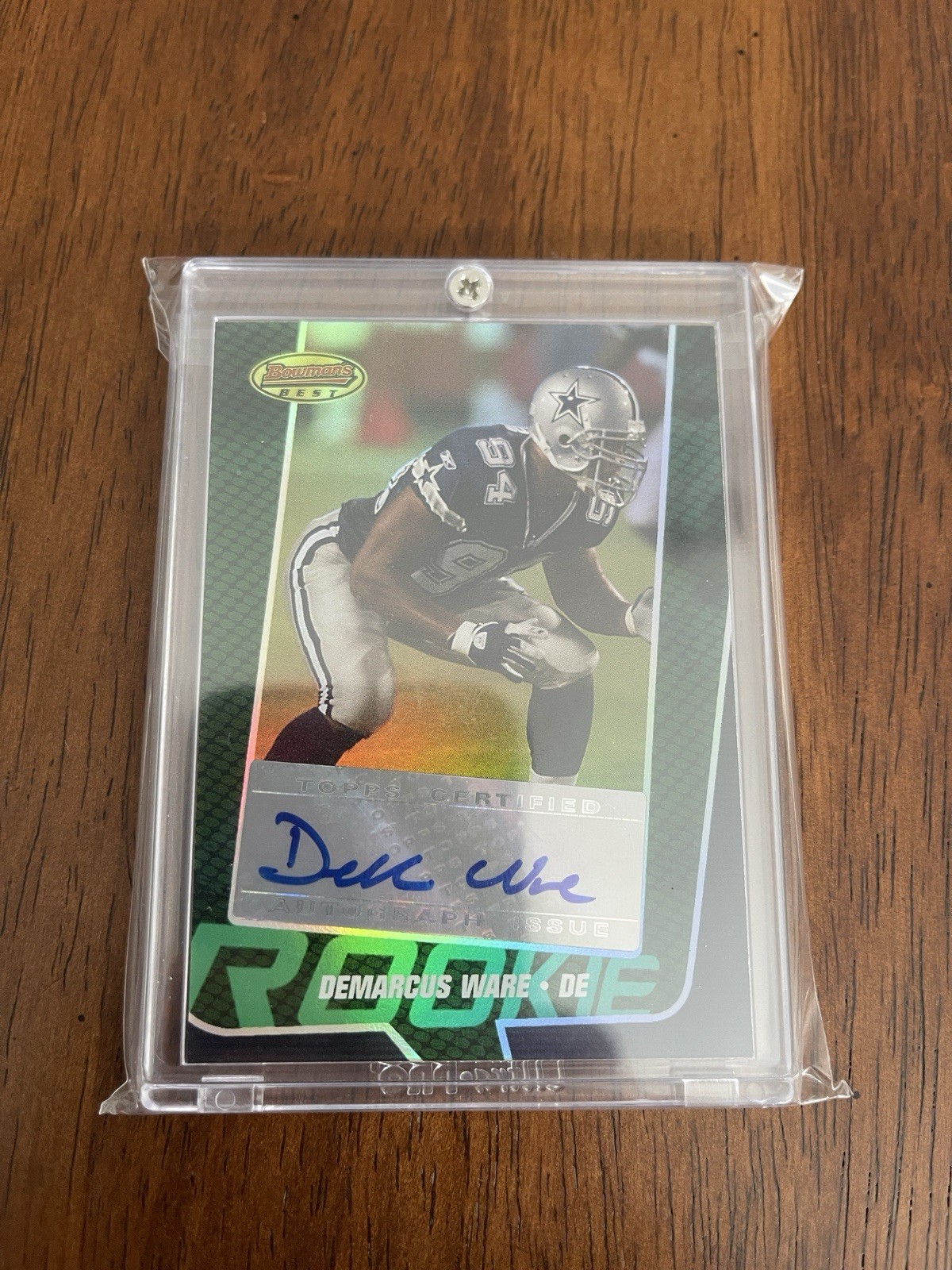 DeMarcus Ware Bowman's Best #166 Autograph-Green