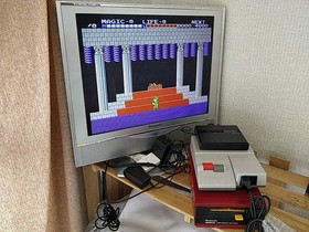 ZELDA 2 ADVENTURE OF LINK FAMICOM (NES) Sistema de Disco/Disco, Manual, Estuche-e0822-
