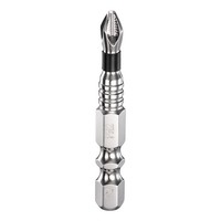 "Anti-Rutsch Phillips-Schrauberbit PH2 1/4\" Sechskant 2\" Magnetisch Schwarz FüR"