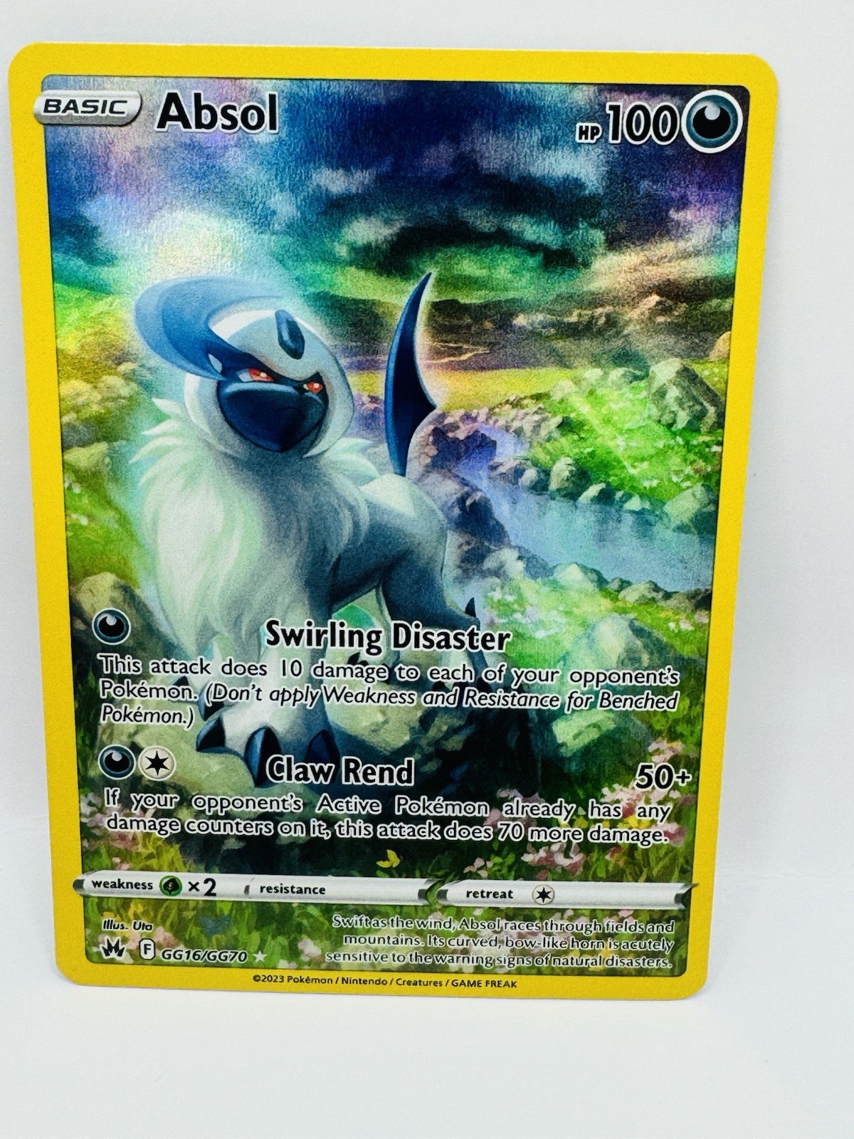Pokemon TCG: Absol GG16/GG70 Crown Zenith Galarian Gallery 2023 Rare