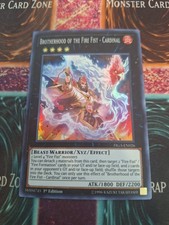 Yugioh Brotherhood of the Fire Fist - Cardinal FIGA-EN026 Super Rare 1st Ed NM