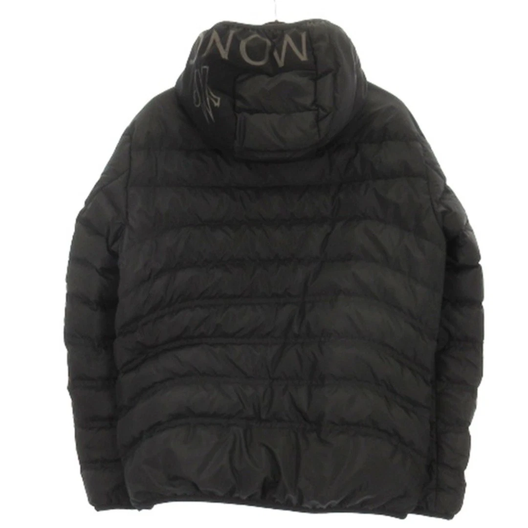 Moncler VERNASCA piumino cappuccio zip J10911A00017 nero 1 spalla usa
