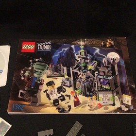 Rare Vintage LEGO Studios Set 1382 Scary Laboratory (2002) NOT COMPLETE