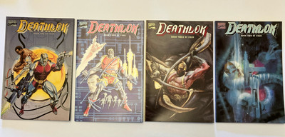 LOT Of 4 -Deathlok #1-4 Miniseries(Marvel Comics July 1990)
