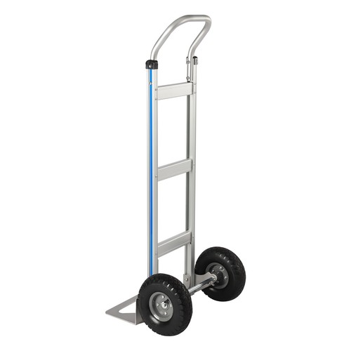 Carrello carrello portapacchi alluminio capacità 500 libbre trasporto pesante camion manuale - Foto 8 di 18