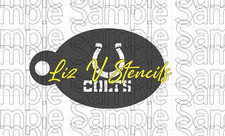 Football Colts - Face Painting STENCIL