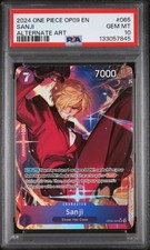 2024 ONE PIECE JPN #065 サンジ オルタネートアート Sanji [Alternate Art] OP09-065 Prices | One Piece Japanese
