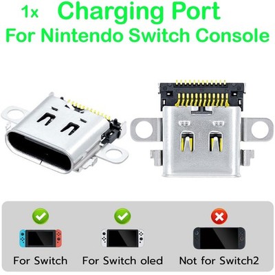 USB-C Power Charging Jack / Port Compatible with Nintendo Switch Lite