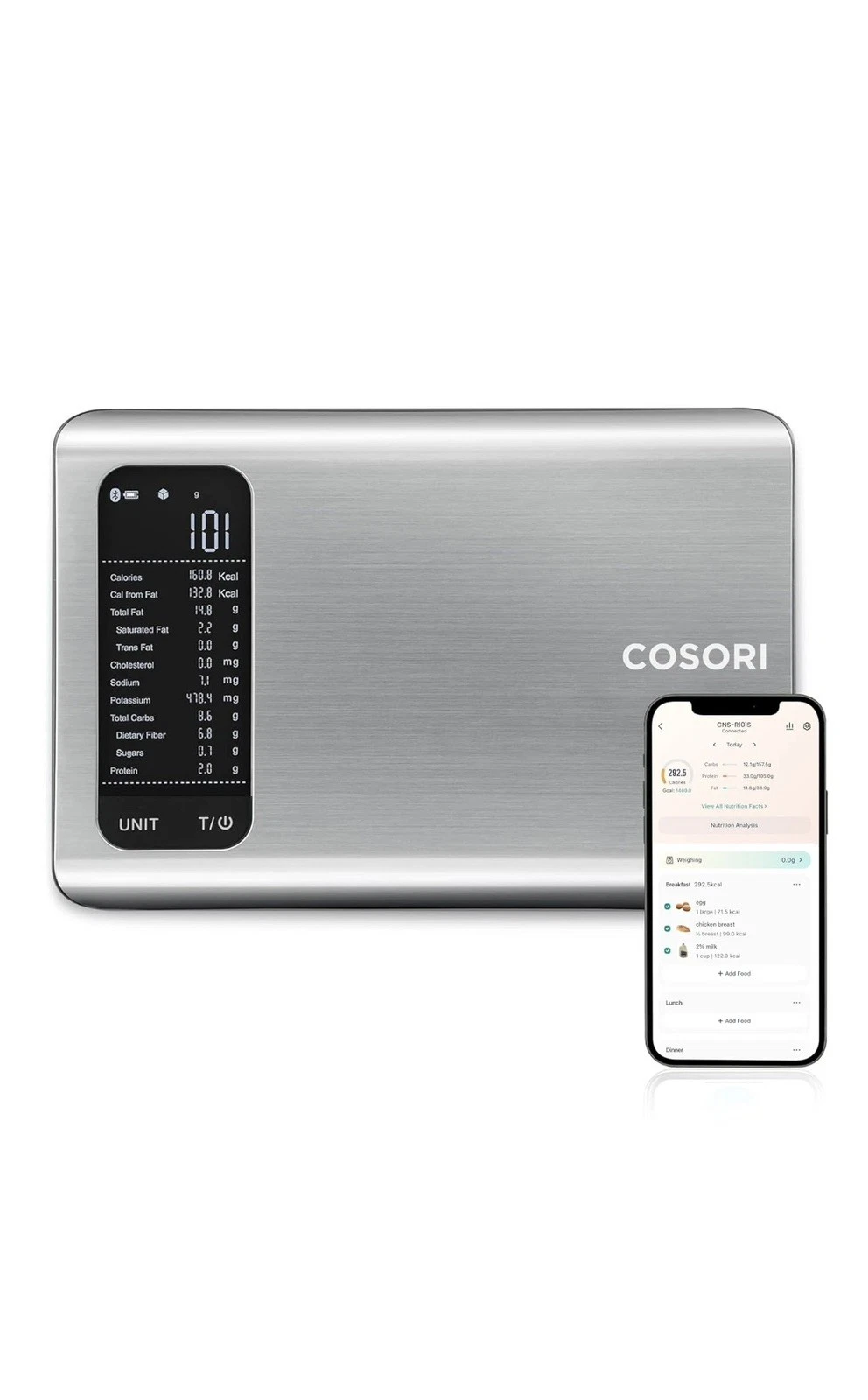 COSORI Smart Kitchen Scales Food with Nutritional Calculator, Nutrition Scale wi
Opens in a new wind