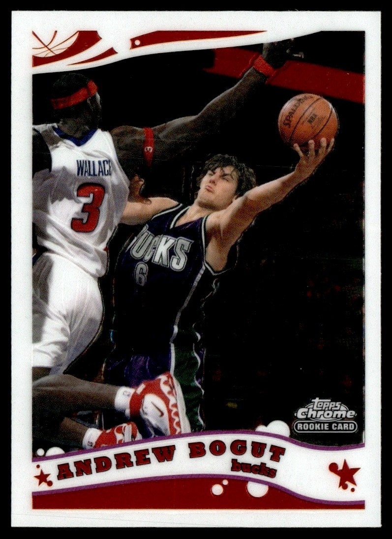 2005-06 Topps Chrome Rookie Andrew Bogut #210