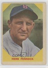 1960 Fleer Baseball Greats Herb Pennock #35 HOF z6d