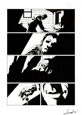 LUCA ROSSI - Original table ''The Last of the List'' p. 30
