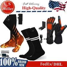 Heated Socks & Gloves for Men Women Electric Heating Socks w APP Control Battery