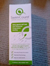 SWIM COUNT  Sperm Quality Test Kit with  Easy to Read At Home test