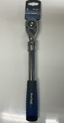 BlueSpot Teleskop Steckschlüssel Ratsche Griff 1/2 Zoll Antrieb 305-440 mm 72t ausziehbar