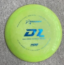 Prodigy Disc Golf 400 D1 Driver 174g Lime With Blue Cale Leiviska 9/10