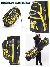 PEARLY GATES Pokemon Pikachu Stand-type Caddy Bag (46-inch compatible) (UNISEX)