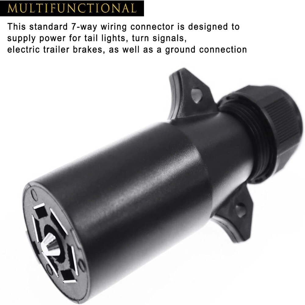 Plastic 7 Pin Trailer Plug Trailer brakes eBay