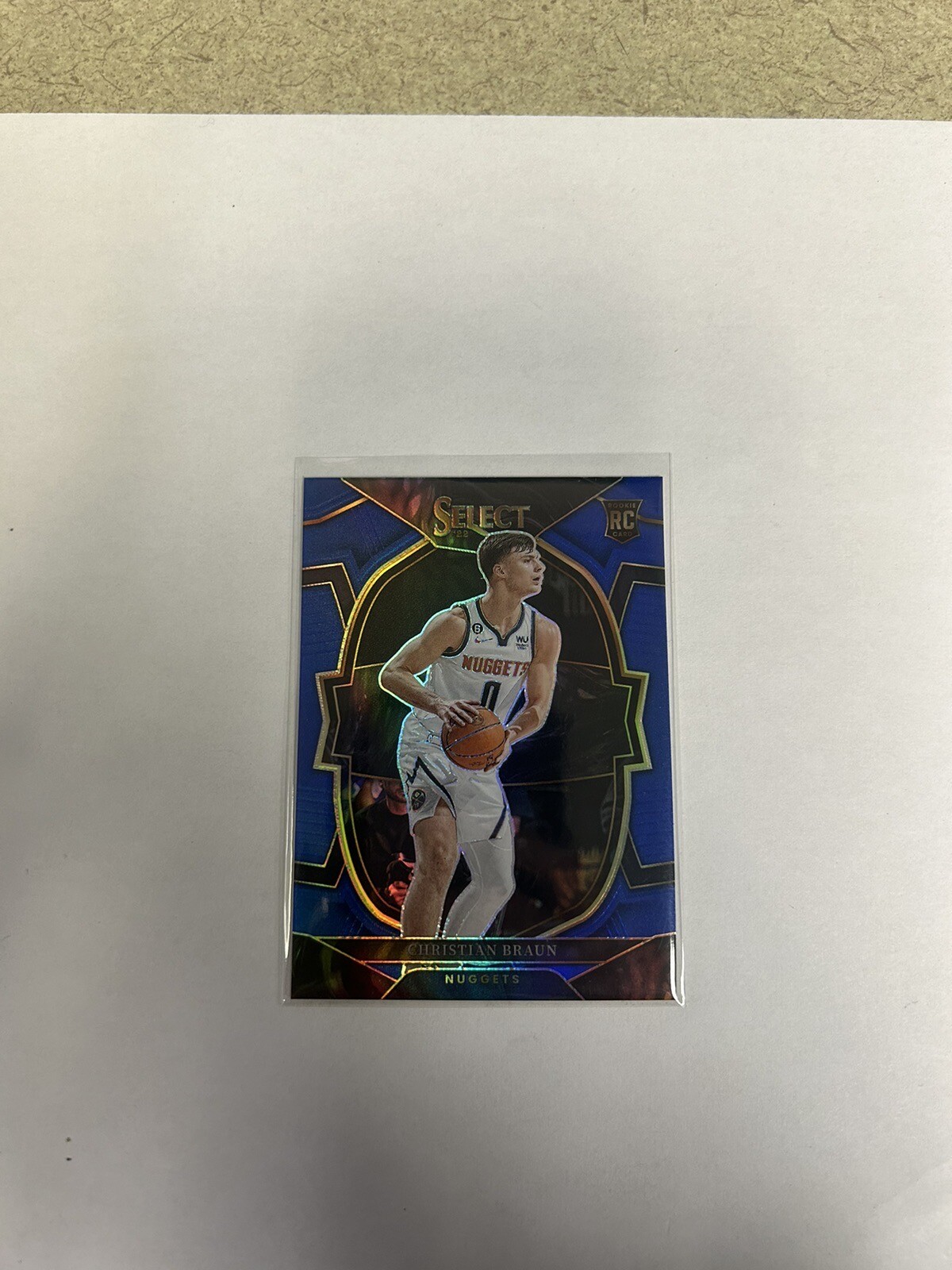 Christian Braun Rookie Concourse Blue Prizm 2022-23 Panini Select #85 Nuggets