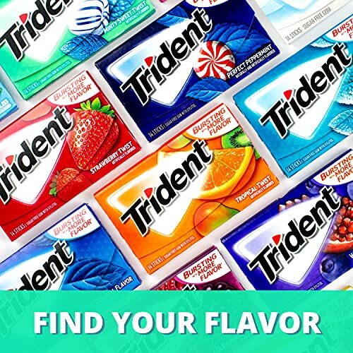 Trident Minty Sweet Twist zuckerfreier Kaugummi 12 Packungen 168 Stück insgesamt - Bild 10 von 20