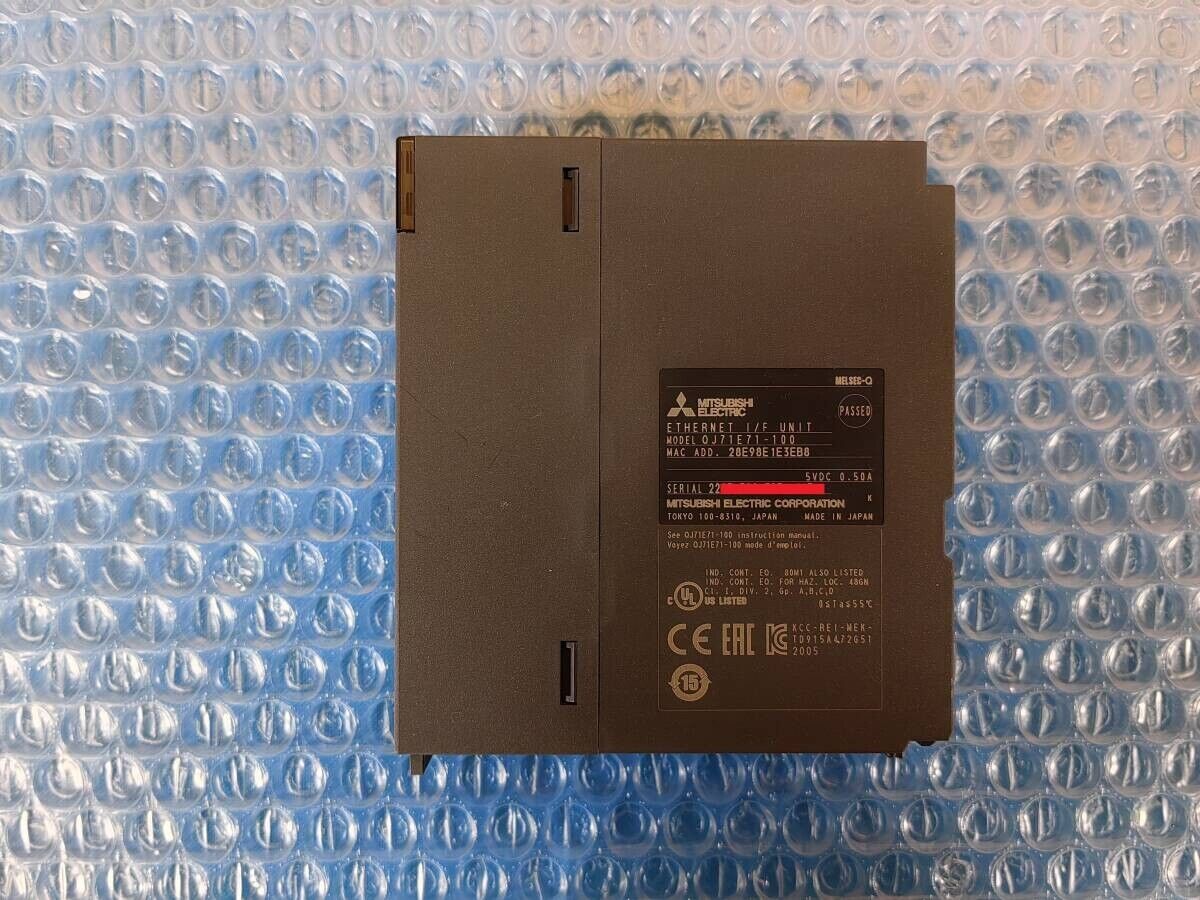 Mitsubishi QJ71E71-100 Ethernet Interface Module Used Tested Mitsubishi QJ71E71-100 Ethernet Interface Module Used Tested