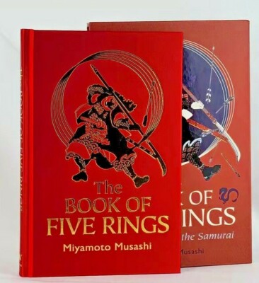 THE BOOK OF FIVE RINGS Deluxe Silk Cover in a slipcase Miyamoto