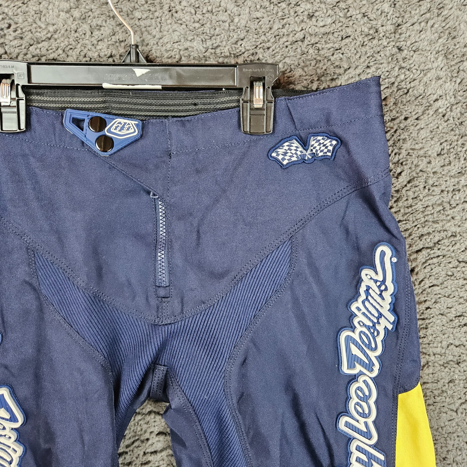 Troy Lee Design Girls 7/8 Motocross Pants Blue thumbnail 2