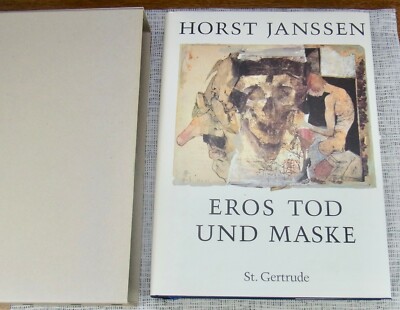 Buch Horst Janssen ''Eros Tod Maske'' 1992 original Monogrammiert